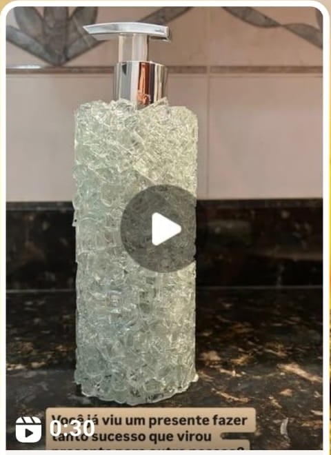 Post da Rosa com a saboneteira artesanal